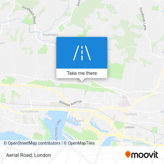 Aerial Road map