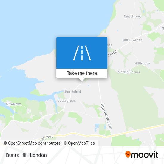 Bunts Hill map