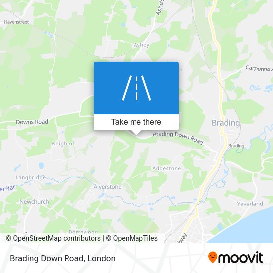 Brading Down Road map