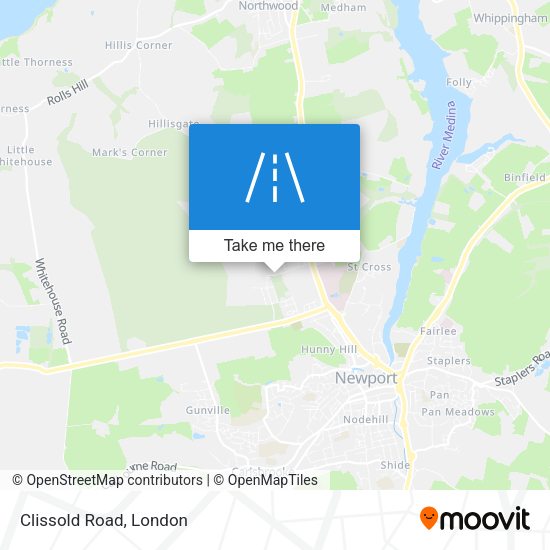 Clissold Road map