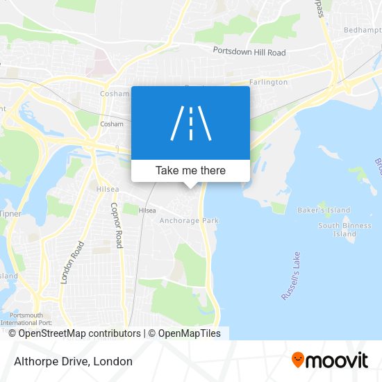 Althorpe Drive map