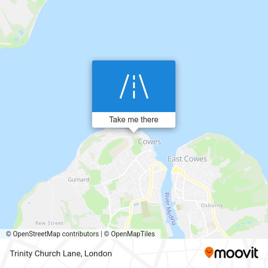 Trinity Church Lane map
