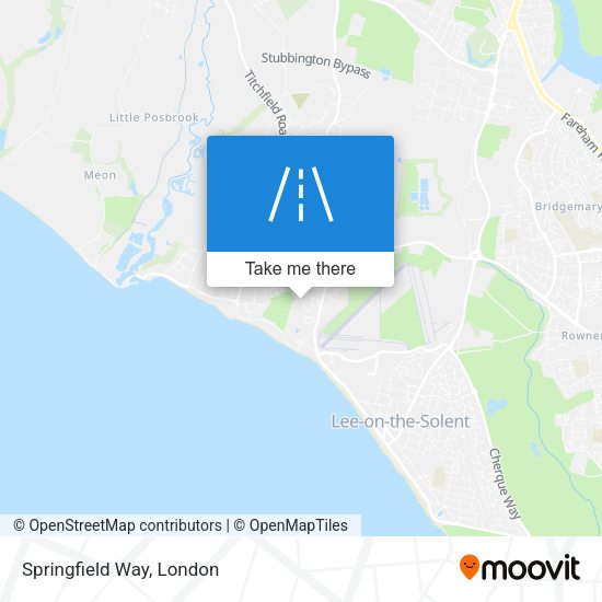 Springfield Way map