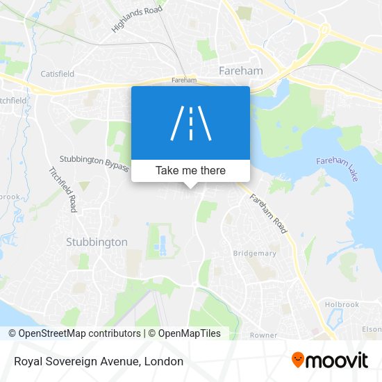 Royal Sovereign Avenue map