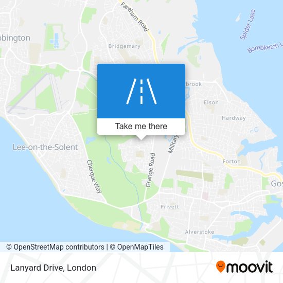 Lanyard Drive map