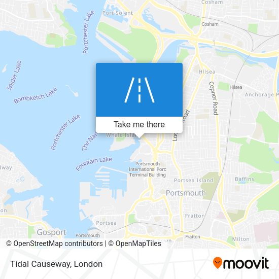 Tidal Causeway map
