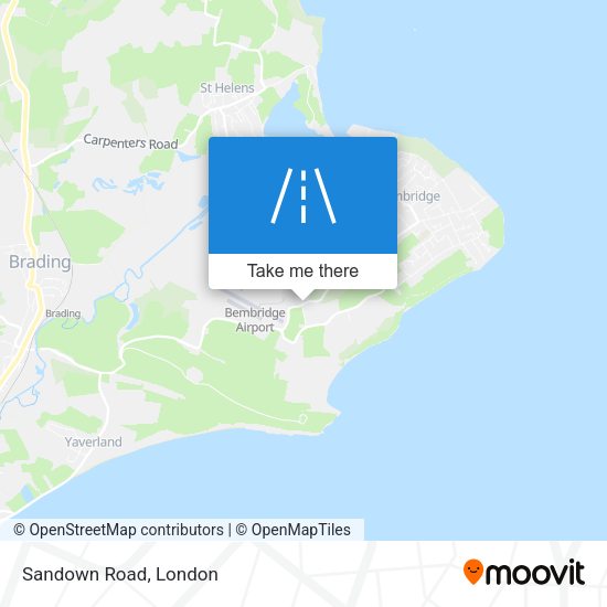 Sandown Road map