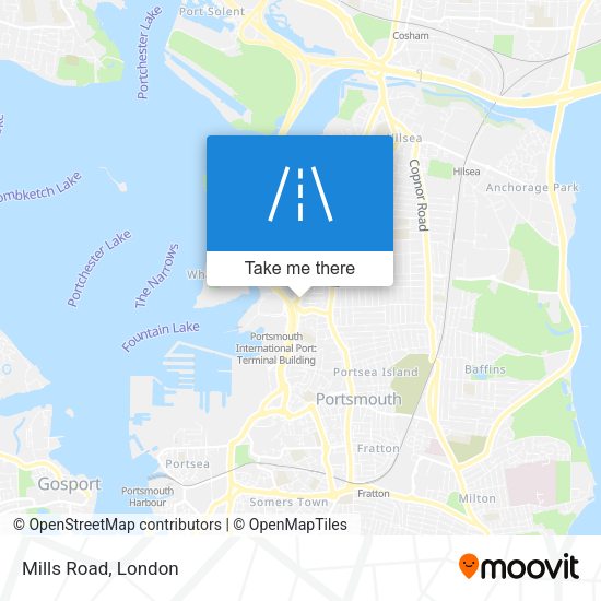 Mills Road map