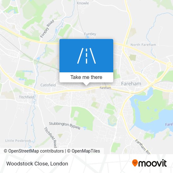 Woodstock Close map