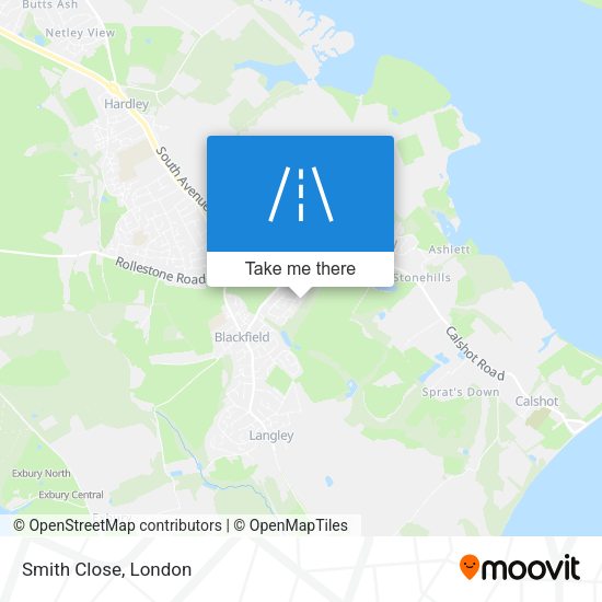 Smith Close map