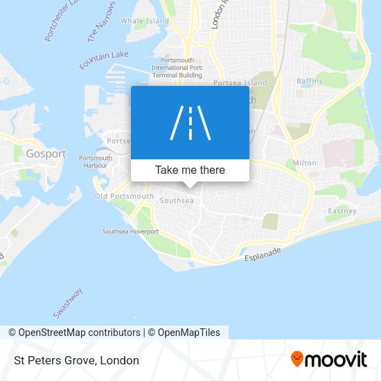 St Peters Grove map