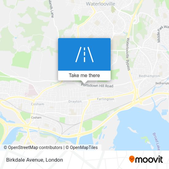 Birkdale Avenue map