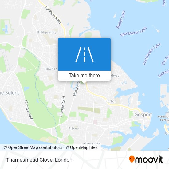 Thamesmead Close map