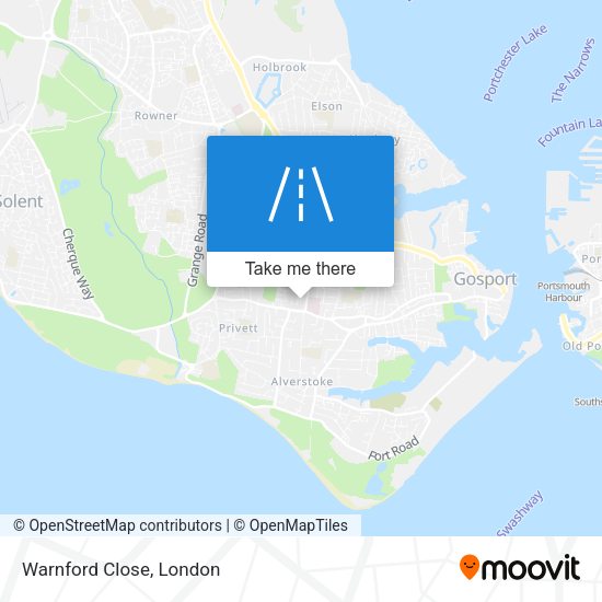 Warnford Close map