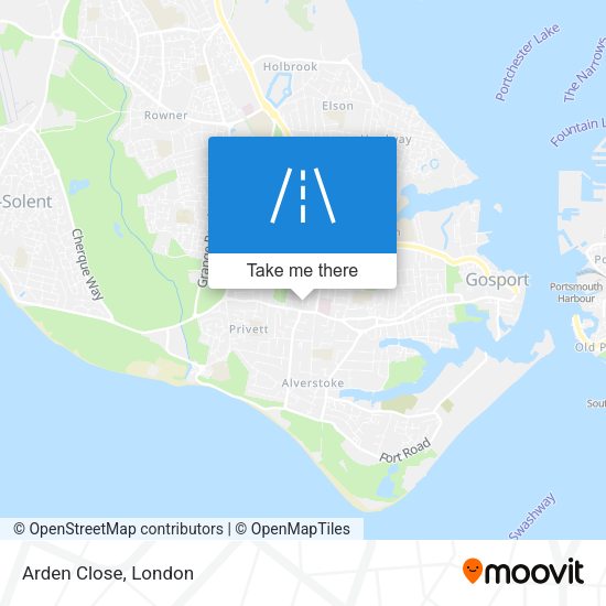 Arden Close map