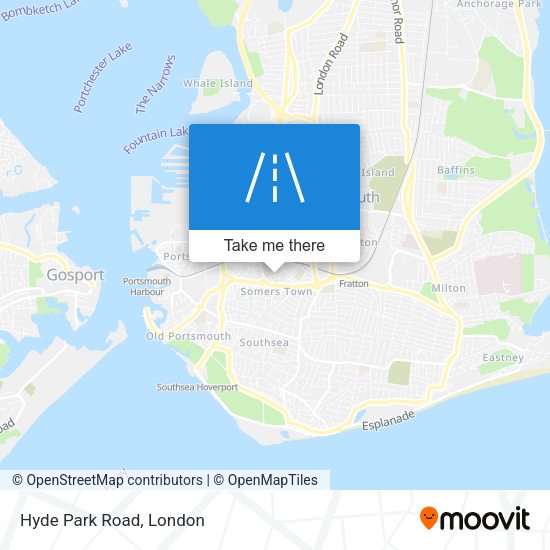 Hyde Park Road map