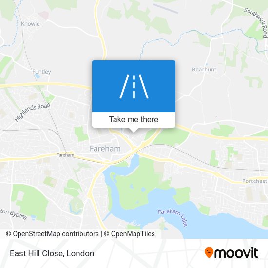 East Hill Close map