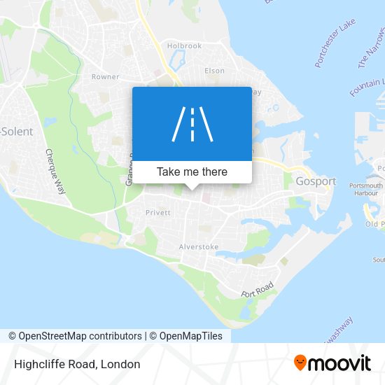 Highcliffe Road map