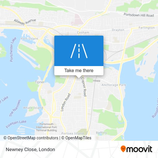 Newney Close map
