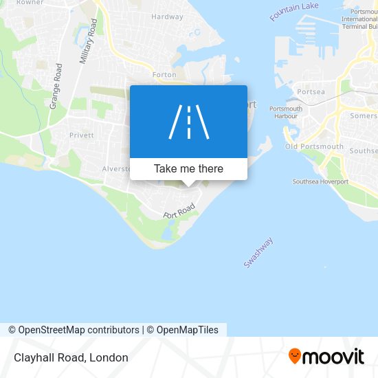Clayhall Road map