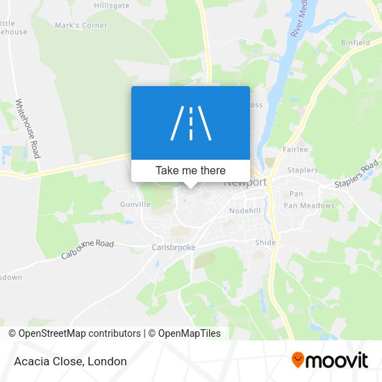 Acacia Close map