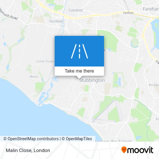 Malin Close map