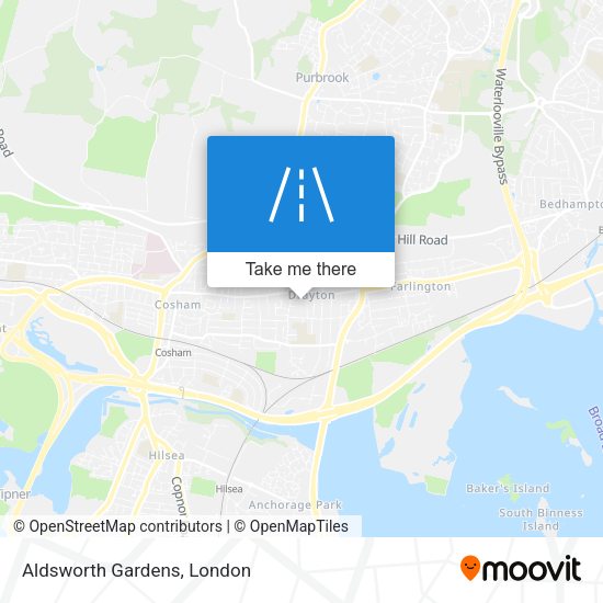 Aldsworth Gardens map