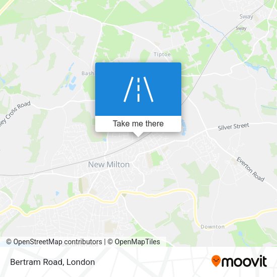 Bertram Road map