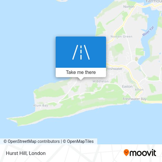 Hurst Hill map