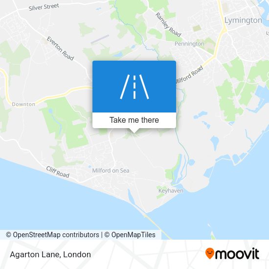 Agarton Lane map