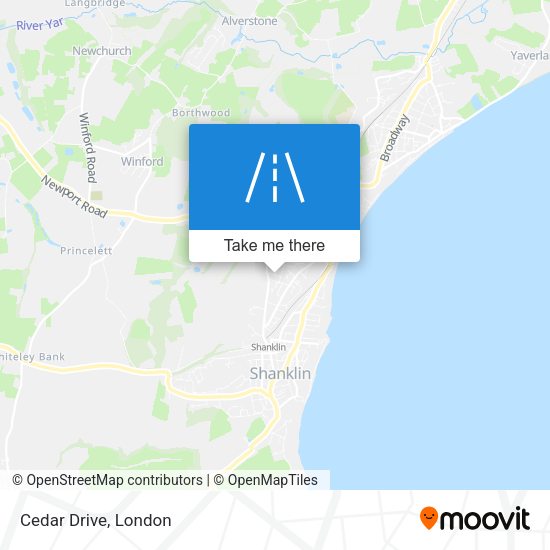 Cedar Drive map