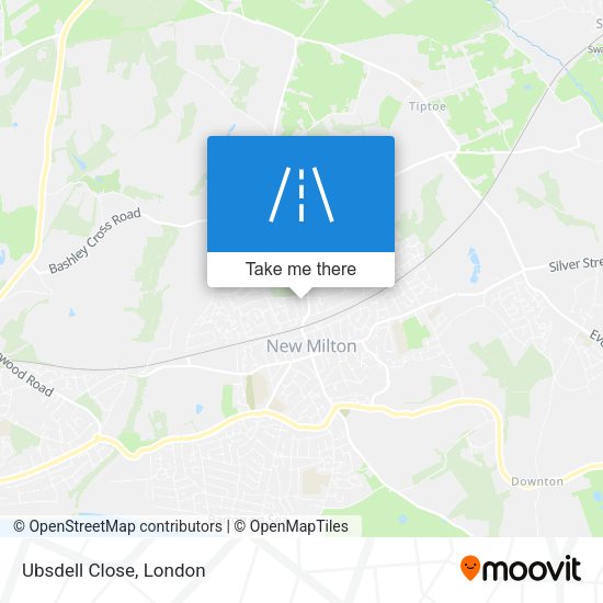 Ubsdell Close map