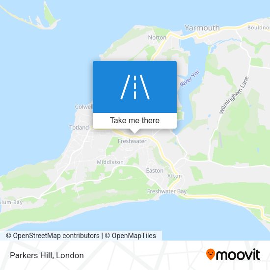 Parkers Hill map