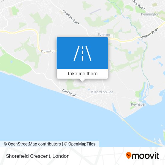 Shorefield Crescent map
