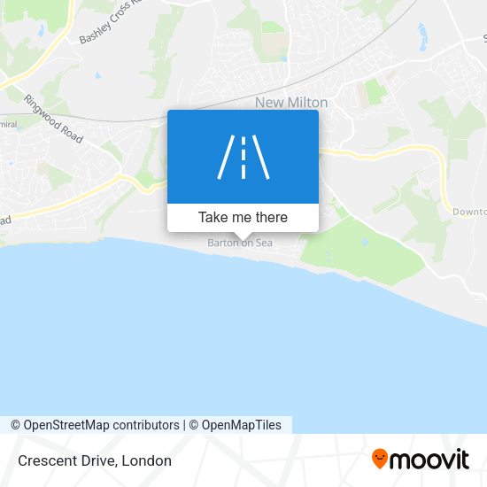 Crescent Drive map