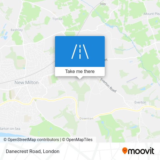 Danecrest Road map