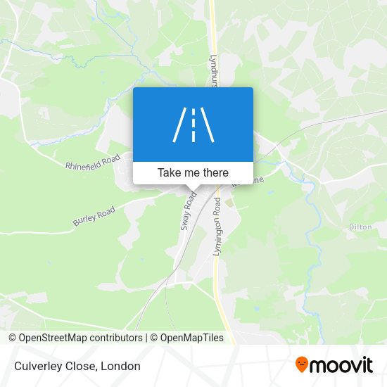 Culverley Close map