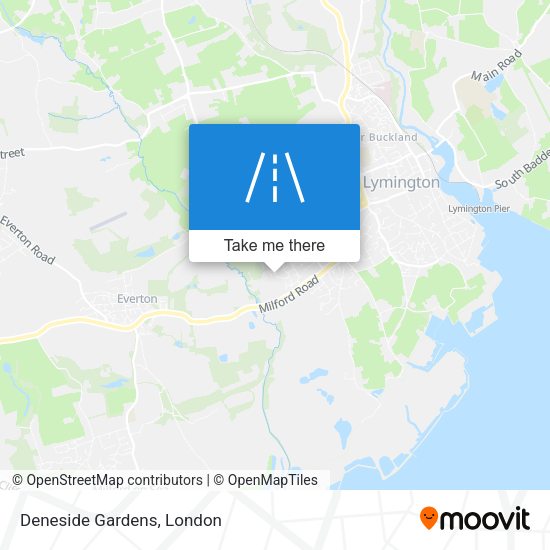 Deneside Gardens map