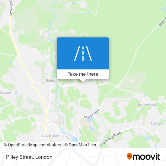 Pilley Street map