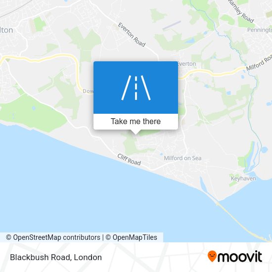 Blackbush Road map