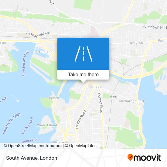 South Avenue map