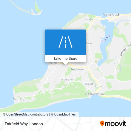 Fairfield Way map