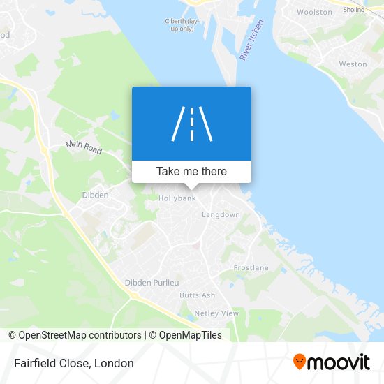 Fairfield Close map