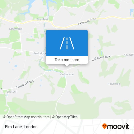 Elm Lane map