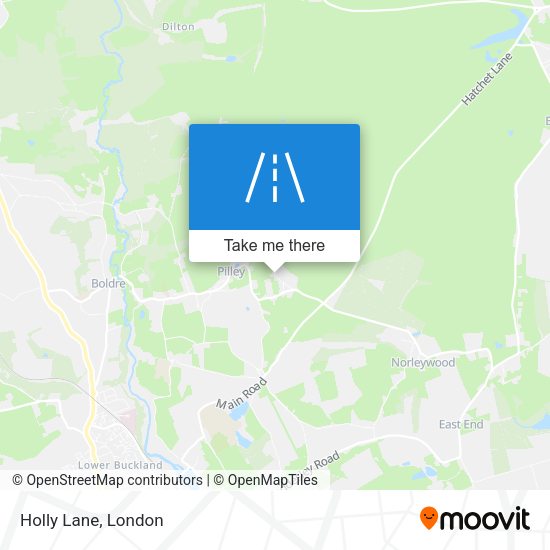 Holly Lane map