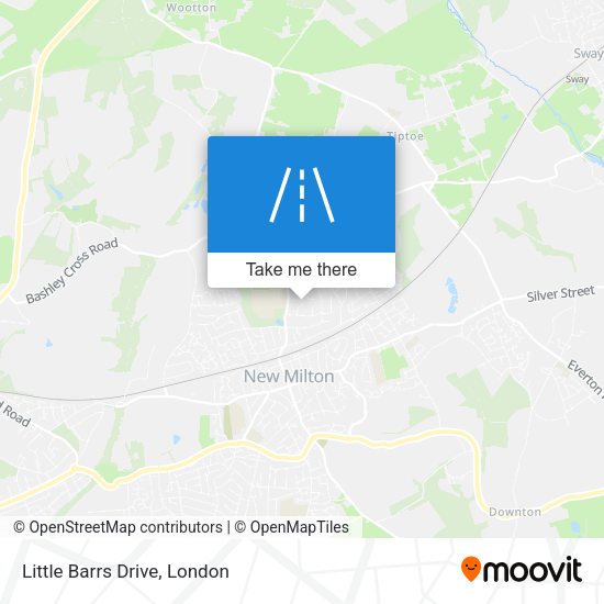 Little Barrs Drive map