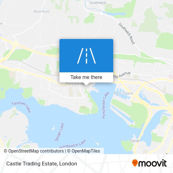 Castle Trading Estate map