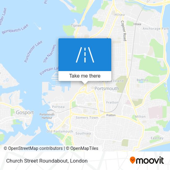 Church Street Roundabout map