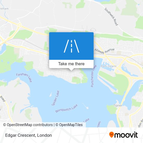Edgar Crescent map
