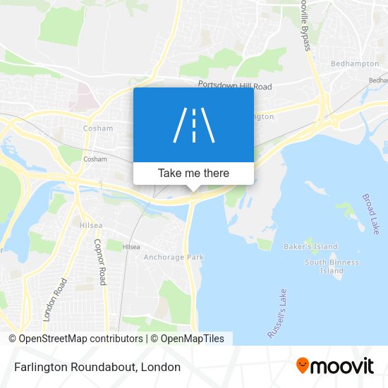 Farlington Roundabout map
